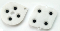 SYYTTCH Répare les coussinets adhésifs du contrôleur, caoutchouc conducteur en silicone pour les accessoires de jeu Nintendo SNES/SFC