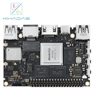 <span class=keywords><strong>Khadas</strong></span> SBC Edge-V 4G+32G Rockchip RK3399 5.1 Mouldboard Full 4-lane PC | Ranura E M.2 para conectar SSDs NVMe, LAN Gigabit - Product Image 2