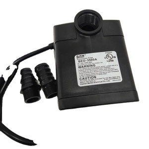 مضخة النافورة ، غاطسة 400gph ، دائم 70W مضخة مياه خارجية مع سلك طاقة 2-10M ، 3 فوهات لبركة الحوض ، خزان الأسماك - Product Image 2