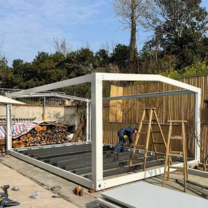 Maison préfabriquée industrielle moderne <span class=keywords><strong>de</strong></span> 20 pieds et 40 pieds avec construction en panneaux sandwich, structure durable pour usage familial et hôtelier - Product Image 5