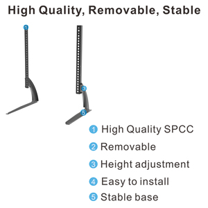 Nuevo soporte de <span class=keywords><strong>TV</strong></span> VESA de 800X400mm <span class=keywords><strong>patas</strong></span> de soporte base de soporte de <span class=keywords><strong>TV</strong></span> universal - Product Image 4