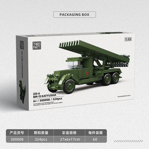 Bloques de Construcción Quanguan 300008 Serie Soviética BM-13 <span class=keywords><strong>Katyusha</strong></span> - Modelo de Construcción de Juguete Militar Ensamblado para Niños - Product Image 2