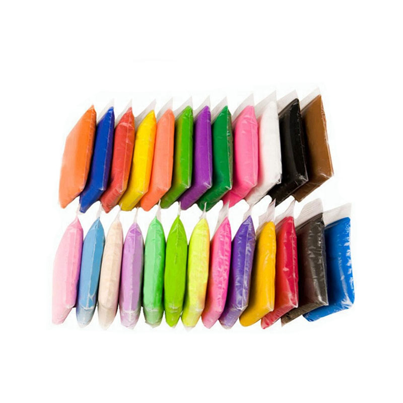 Цветная сушеная на воздухе глина, игрушки «сделай сам», Ультралегкая глина для моделирования, сушеная на воздухе, детские развивающие игрушки