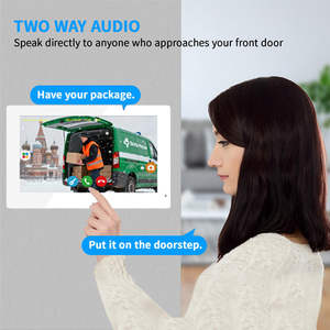 Anjielo RFID hỗ trợ wifi và HD <span class=keywords><strong>Video</strong></span> <span class=keywords><strong>intercom</strong></span> điện thoại di động điều khiển từ xa chuông cửa hệ thống với năm cửa mở phương pháp - Product Image 4