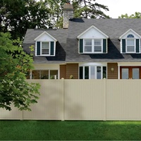 6x8 White PVC Privacy Fence Vinyl Fence Panels 8ft Outdoor