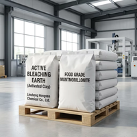Argile activée de qualité alimentaire à haute efficacité, terre décolorante avec 95 % de capacité de décoloration pour le palmier et le tournesol