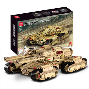 Modèle King 20011, char de guerre en plastique ABS télécommandé, jouet éducatif de construction pour garçons - Product Image 1