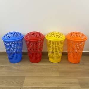 American <b>Laundry</b> <b>Basket</b> <b>with</b> a modern ventilation system and heavy duty <b>plastic</b> <b>with</b> long lasting durability - Product Image 3