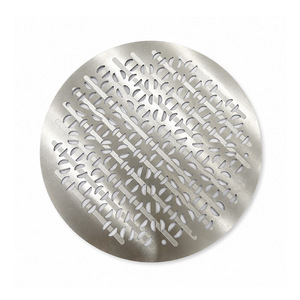 Yanming Irregular Round Floor Drain Cover Etched <b>Mesh</b> Custom Made For Industrial Sewage Treatment - Product Image 1