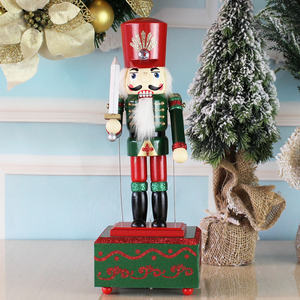 Vente en gros de boîte carrée de 36cm de peinture boîte à musique <span class=keywords><strong>casse</strong></span>-<span class=keywords><strong>noisette</strong></span> décoration de la maison ornements de noël boîte à musique de dessin animé décoration de la maison - Product Image 3