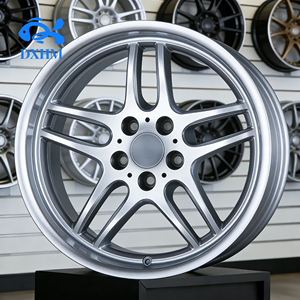 Ruedas DXHM, llantas de 18 pulgadas, ruedas de coche de carreras de pasajeros de aleación paralela plateada para BMW M5 M4 M3 F10 E60 E61 E39 F90 E39 E38 - Product Image 1