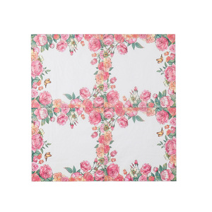 Hanlin Printed Napkins 330mm Square Butterfly Floral Design Disposable Paper Towels For Party Table Decorations - Product Image 5