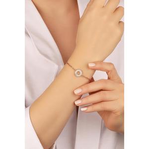 Bracciale lettera d'argento con catena italiana - Product Image 5
