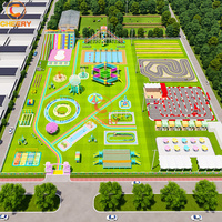 Jeux de terrain de jeu Combinaison de pieux suspendus Super Swing Rides manèges d'amusement bon marché