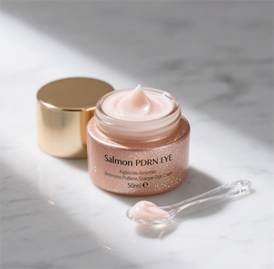 Logotipo personalizado Cuidado DE LA PIEL orgánico Salmón ADN PDRN Péptido Rosa Crema para los ojos Niacinamida Retinol Crema antiarrugas y abrillantadora - Product Image 2