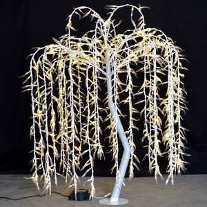 Bán buôn ngoài trời cảnh quan sân vườn trang trí đám cưới 6ft trắng ấm chiếu sáng Phát Sáng Led khóc liễu ánh Sáng Cây - Product Image 4