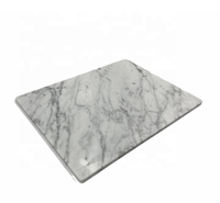 Planche à découper rectangulaire en marbre blanc de haute qualité, écologique, durable, épaisseur 1,3 cm, pour hacher, marque PS, vente en gros d'usine chinoise
