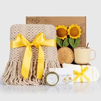 Cadeaux d'anniversaire écologiques personnalisés pour femmes, paniers-cadeaux de soins personnels avec impression UV, coffret de soins pour elle