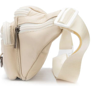 BSCI özel şık kadın moda bel çantası su geçirmez dana deri Fanny paketi Logo ile seyahat tarzı bel çantası için kadın - Product Image 3