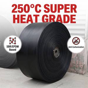 Nastro Trasportatore in Gomma EP a 4 Strati, 800MM, Bordo Piatto Sagomato, Certificato CE/ISO, Consegna in 15 Giorni, Prezzo di Fabbrica, per Industria Mineraria e Taglio - Product Image 2
