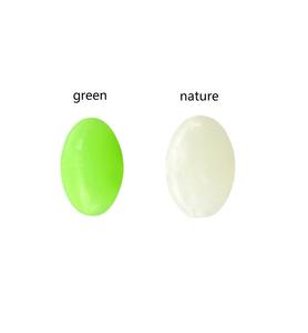 Dn 1000 Stks/zak Gloeien <span class=keywords><strong>In</strong></span> De Donkere Zachte Kralen Vissen Lichtgevende Kralen Plastic Stop Ovaal Gloeiende Harde Vissenkralen - Product Image 4