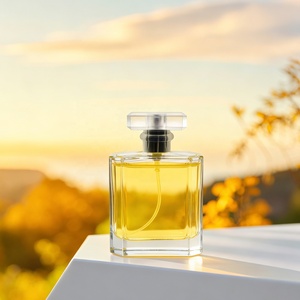 Parfum de luxe unisexe en flacon de verre jaune de 100 ml, marque privée, OEM/ODM, parfum floral longue durée, parfum de luxe - Product Image 3