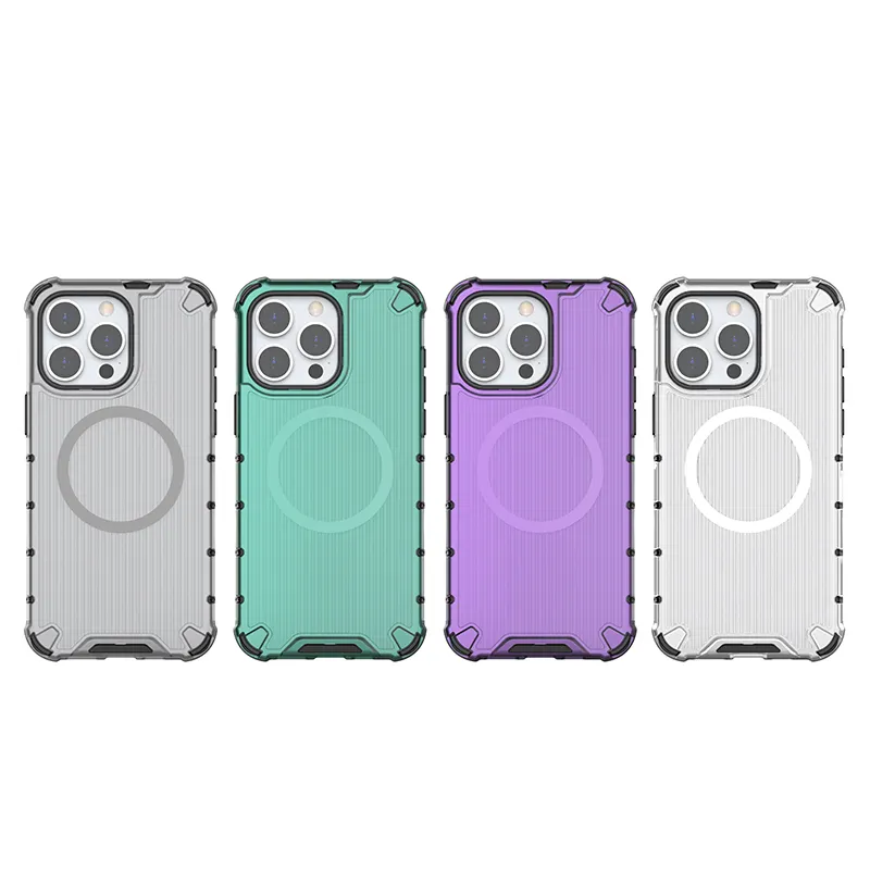 Da Nhạy Cảm TPU Từ Trường Hợp Đối Với iPhone 15 13 12 Trường Hợp 14 Pro Max Chống Bụi Chống-Trượt Chống Sốc Bìa Cho Không Dây Sạc