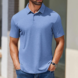 Nouvelle chemise formelle unie ODM, style personnalisé, à manches courtes pour homme, T-shirt de haute qualité, style streetwear - Product Image 2