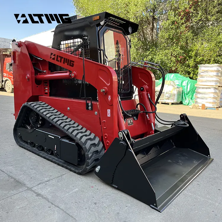 Cina potente pista idraulica Skid Steer 1200kg 1500kg skid steer con telaio EPA motore