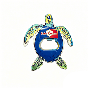 Aimant de réfrigérateur personnalisé imprimé sur mesure, souvenir touristique de l'île de Tortola (Mauritius), Saint Thomas, Santorini, Palau, Saipan - Product Image 6