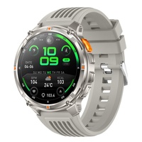 Reloj Inteligente 2025 con Brújula y Súper Batería de 1100 mAh, Resistente al Agua 3 ATM, para Deportes al Aire Libre y Moda, para Hombres y Mujeres