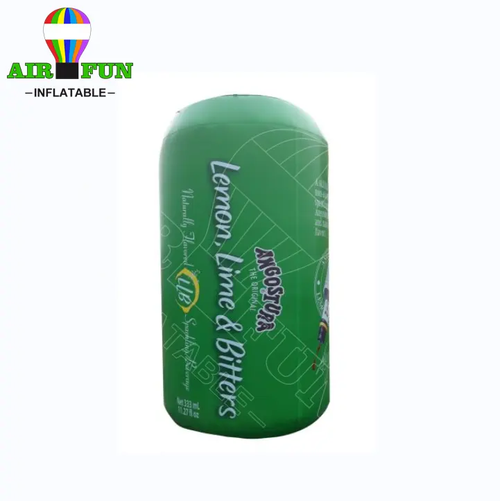 Custom Logo LED Inflatable Can Model Advertising Inflatable Can Bottle Printing Inflatable Beer Brand Can