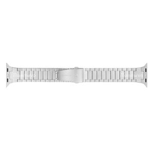 Luxury White Stainless Steel Adjustable Band Smartwatch Series 11 Ultra Breathable Butterfly Clasp Instant Change <b>Case</b> Set - Product Image 2