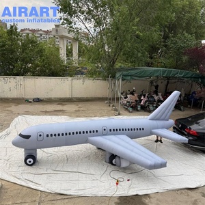 Grand modèle d'avion civil gonflable de simulation, avion gonflable imprimé sur mesure, avion gonflable pour spectacle aéronautique - Product Image 2