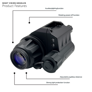 Dispositif de vision nocturne QCNV QVS1450 FOM1400+ GEN2+ avec écran phosphoreux IIT P43/P45 et tube intensificateur Mx10160 GEN 3 QVS1450 FOM1400+ GEN2 - Product Image 1