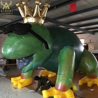 Grenouilles d'animaux à ballons de haute qualité pour l'affichage d'événements de zoo, ainsi que des animaux grenouilles gonflables personnalisés