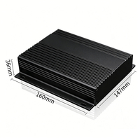 Boîtier en aluminium usiné CNC OEM, boîtier en aluminium extrudé sur mesure pour l'électronique et les équipements industriels