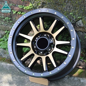 <strong>17</strong> <strong>Inch</strong> Black Machine Face Wholesale Suv 6x139.7 Offroad Alloy Wheels <strong>Rims</strong> 6 Holes for Sale - Product Image 5