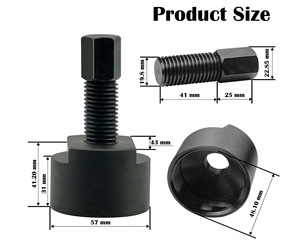 Outil d'extraction de volant d'inertie M50 x 1,5 mm, 50 mm x 1,5 mm, filetage gauche, pour <span class=keywords><strong>Polaris</strong></span> 2014-2018 RZR XP 900/1000 <span class=keywords><strong>Sportsman</strong></span> <span class=keywords><strong>570</strong></span> - Product Image 3