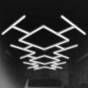 Luminaire LED Hexagonal Personnalisable DIY pour Atelier, Garage, Lavage de Voiture et Inspection – Lampe LED à Barre pour Détail Automobile - Product Image 1