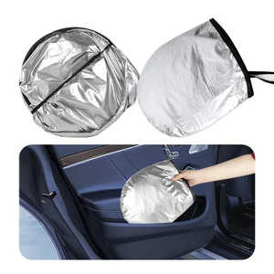 Pare-soleil pliable pour pare-brise de voiture, rideau de fenêtre avant, protection solaire réfléchissante UV pour l'été, pare-soleil pour pare-brise de voiture - Product Image 6