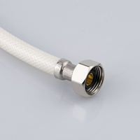Tuyaux de plomberie flexibles en PVC FANSKI 12,7 mm F1/2-14NPSM X F1/2-14NPSM, connecteur d'alimentation en eau, raccords chromés