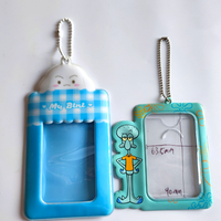 Sublimation de luxe souple Pvc Anime Kpop porte-cartes en plastique porte-cartes d'identité personnalisation porte-cartes entraîneur