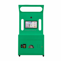 Photomaton instantané vert portable avec imprimante, appareil photo reflex numérique Bluetooth pour fêtes, mariages, kiosque en libre-service, centre commercial