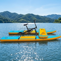 Kayak gonflable à pédales en PVC haute résistance personnalisé, capacité 100-500 kg, garantie 1-3 ans, pour lac, rivière, mer
