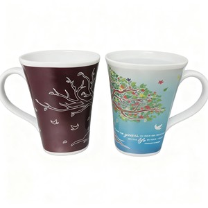 แก้วเซรามิคทรงสี่เหลี่ยมเปลี่ยนสีได้ ดีไซน์สร้างสรรค์ ใช้กับไมโครเวฟและเครื่องล้างจานได้ ผลิตที่กวางตุ้ง ราคาขายส่ง - Product Image 3