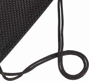 Bolsas de malla negras portátiles con cordón, personalizadas, resistentes, para gimnasio, lavandería, playa, juguetes, para hombres y mujeres - Product Image 3