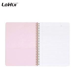 Alta calidad 160 páginas forradas 9X7 pulgadas colorido borrador en bruto Mini cuaderno espiral con bolsillos para la escuela y los viajes - Product Image 5