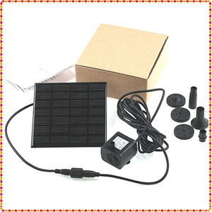 आउटडोर सौर फव्वारा पंप सौर पानी के फव्वारे उद्यान सजावटी पनडुब्बी किट पानी पंप के लिए पूल तालाब पक्षी स्नान - Product Image 4