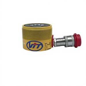 Cylindre hydraulique à piston creux simple action RCH-120 de 13 tonnes, similaire au vérin hydraulique creux ENERPAC pour le tensionnement des boulons - Product Image 1